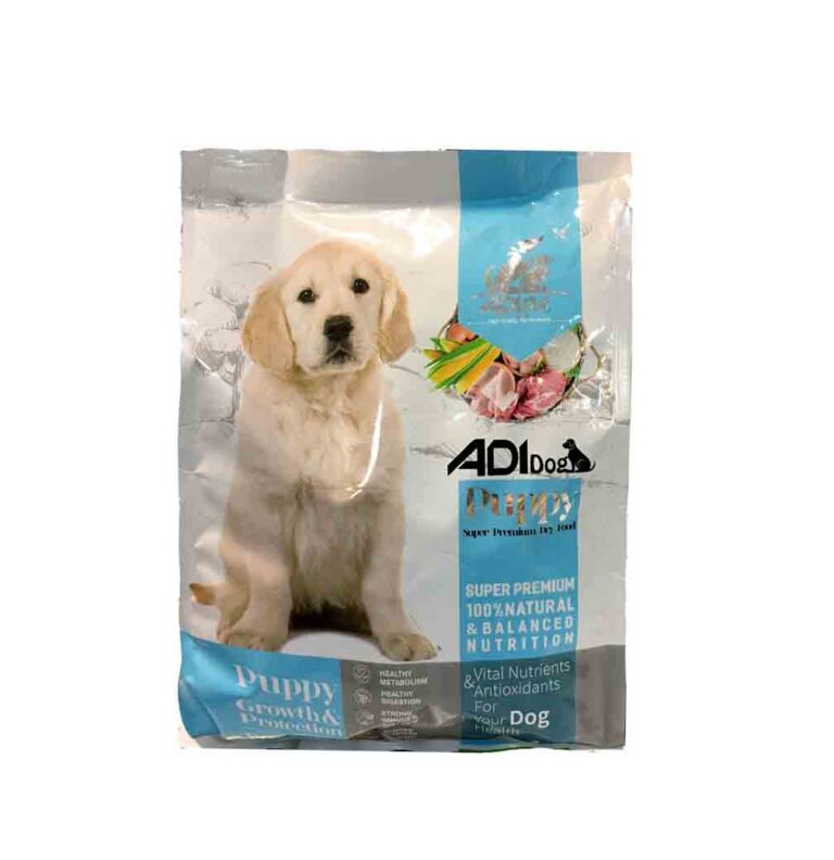 غذای خشک سوپر پریمیوم سگ پاپی Adidog 1kg