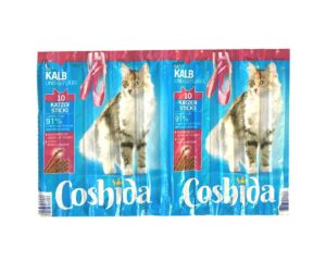 تشویقی مدادی مخصوص گربه طعم گوساله و مرغ Coshida