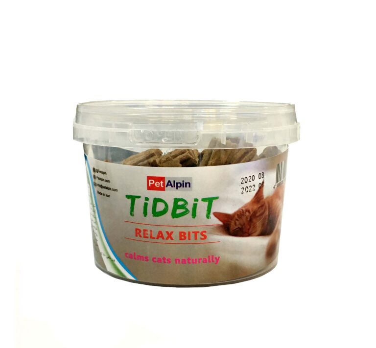 مکمل غذایی و تشویقی جهت آرامش و تسکین اضطراب گربه TiDBiT